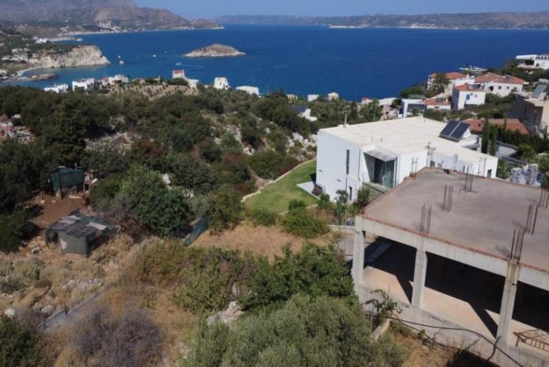 Plaka bei Chania Kreta, Plaka: Erstklassige Entwicklungsmöglichkeit mit Meerblick zu verkaufen Haus kaufen